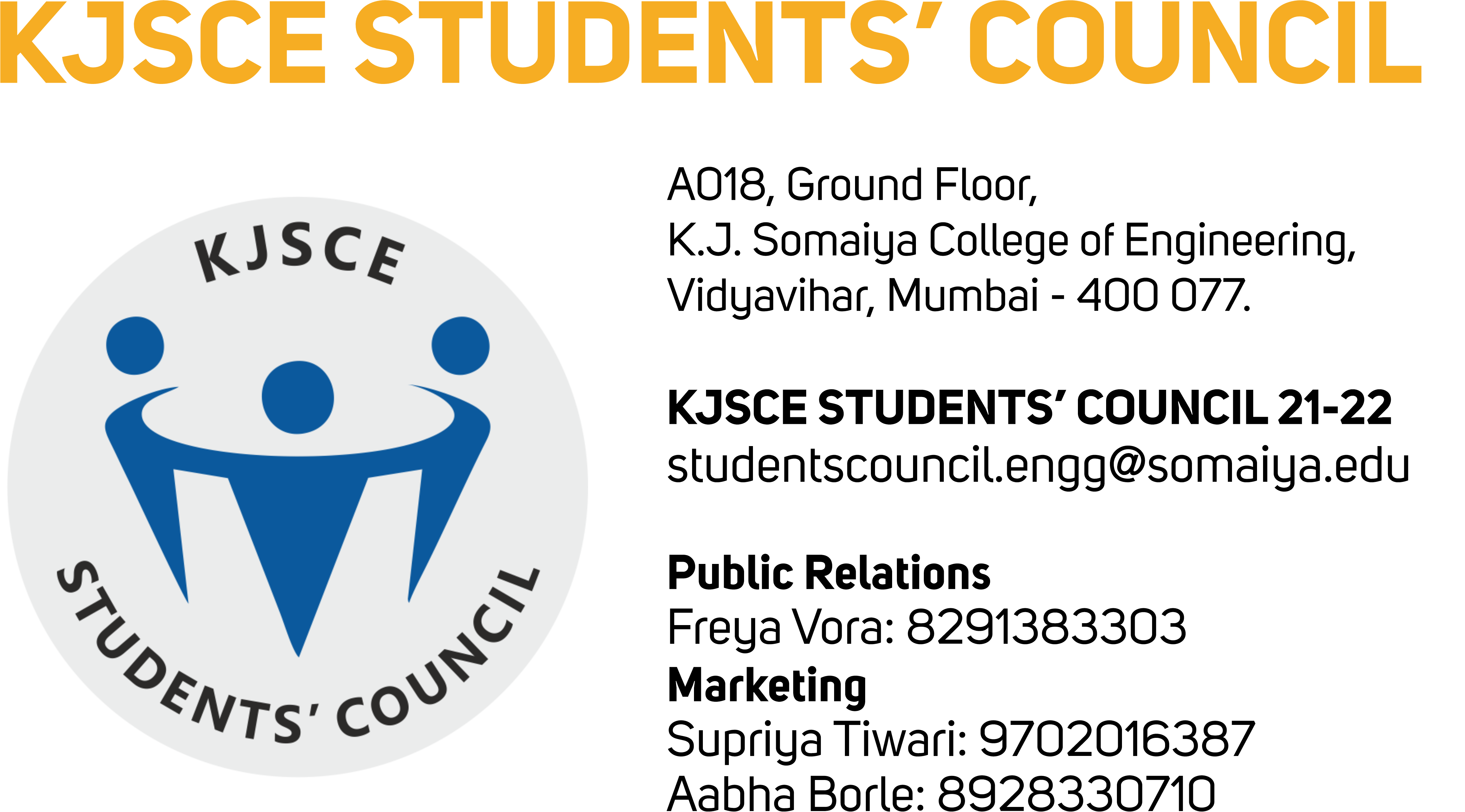 KJSCE STUDENT COUNCIL INFO